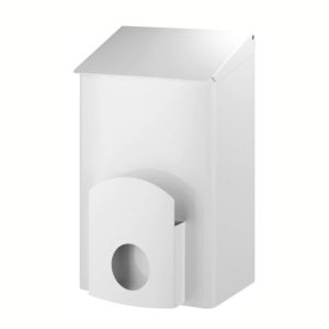 Hygiënebak 7 liter RVS wit