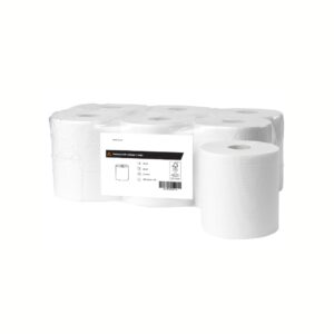 Poetsrol midi cellulose 1laags | 19 cm | 6 x 300 meter in folie