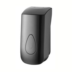 Zeepdispenser 400 ml kunststof zwart navulbaar