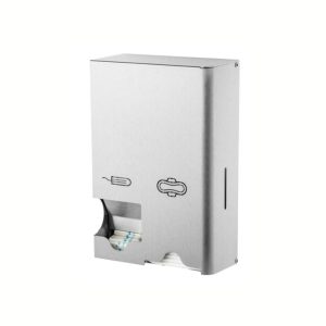 Maandverband- & tampondispenser klein RVS
