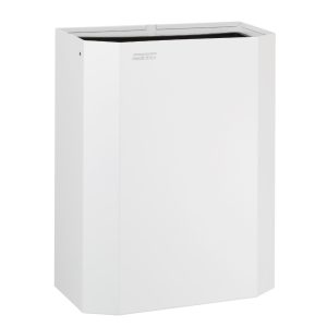 Afvalbak open 25 liter wit