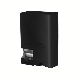 Maandverband- & tampondispenser klein RVS zwart