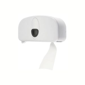 2rolshouder kunststof wit