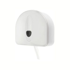 Jumboroldispenser maxi kunststof wit