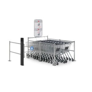 Beginstation voor winkelwagens - Indoor