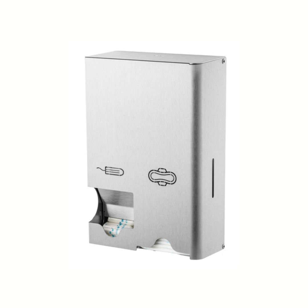 Maandverband- & tampondispenser klein RVS