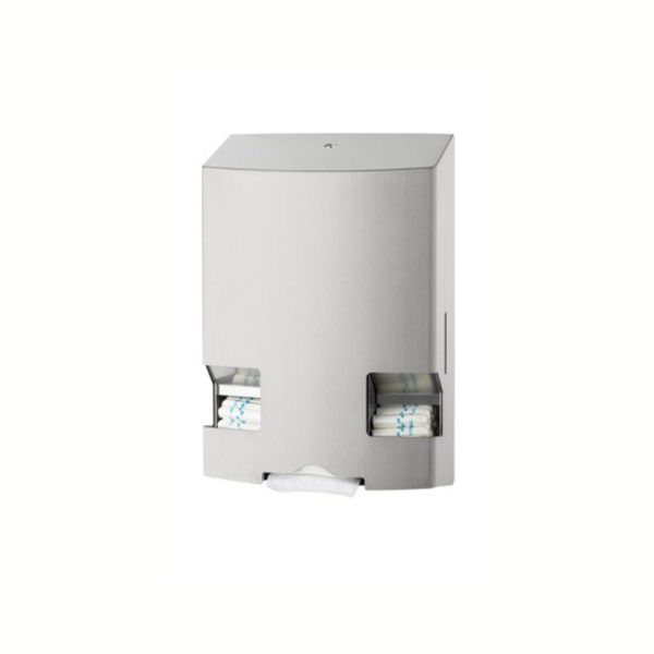 Maandverband- & tampondispenser RVS
