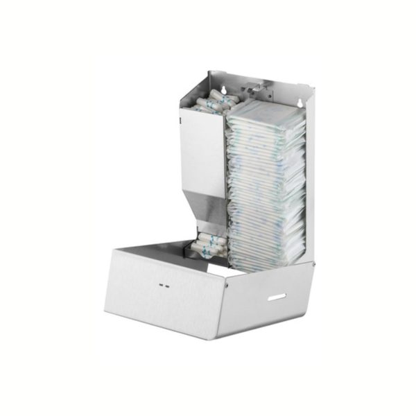 Maandverband- & tampondispenser klein RVS