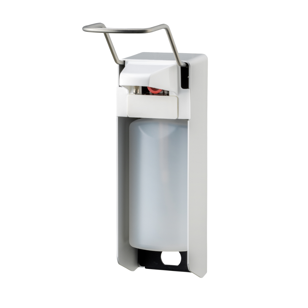 Zeep- & desinfectiemiddeldispenser 500 ml LB aluminium