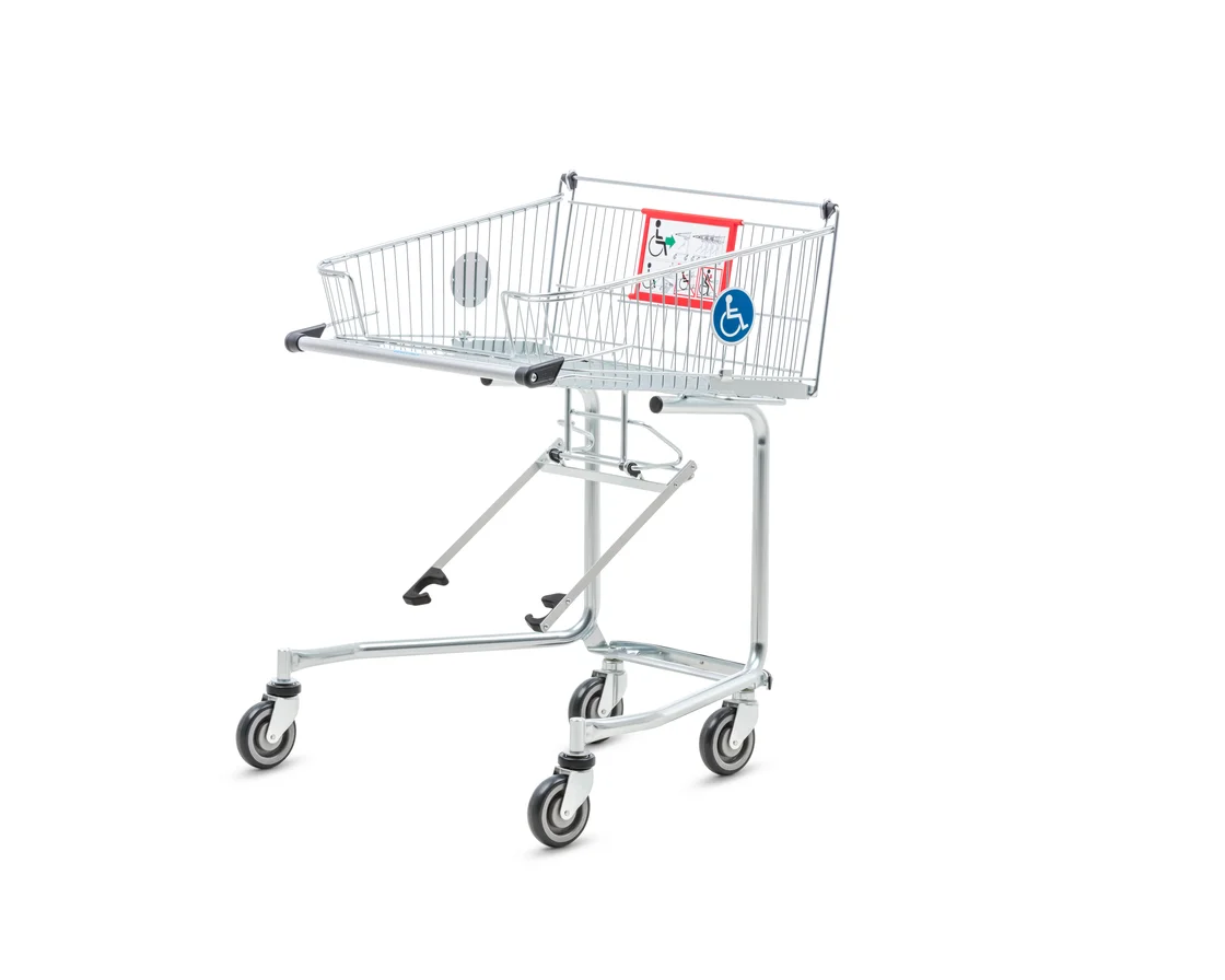 Winkelwagen voor rolstoelgebruikers