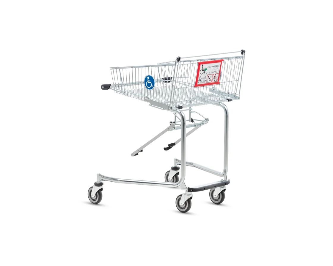 Winkelwagen voor rolstoelgebruikers - Afbeelding 2